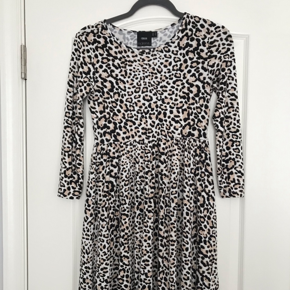 Maternity Animal Print Dress